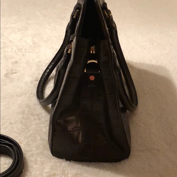 Michael Kors Astrid Croc Embossed Satchel & Wallet - Picture 4 of 8